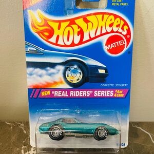 1994 Hot Wheels Corvette Stingray “Real Riders” Series #321 NOC
